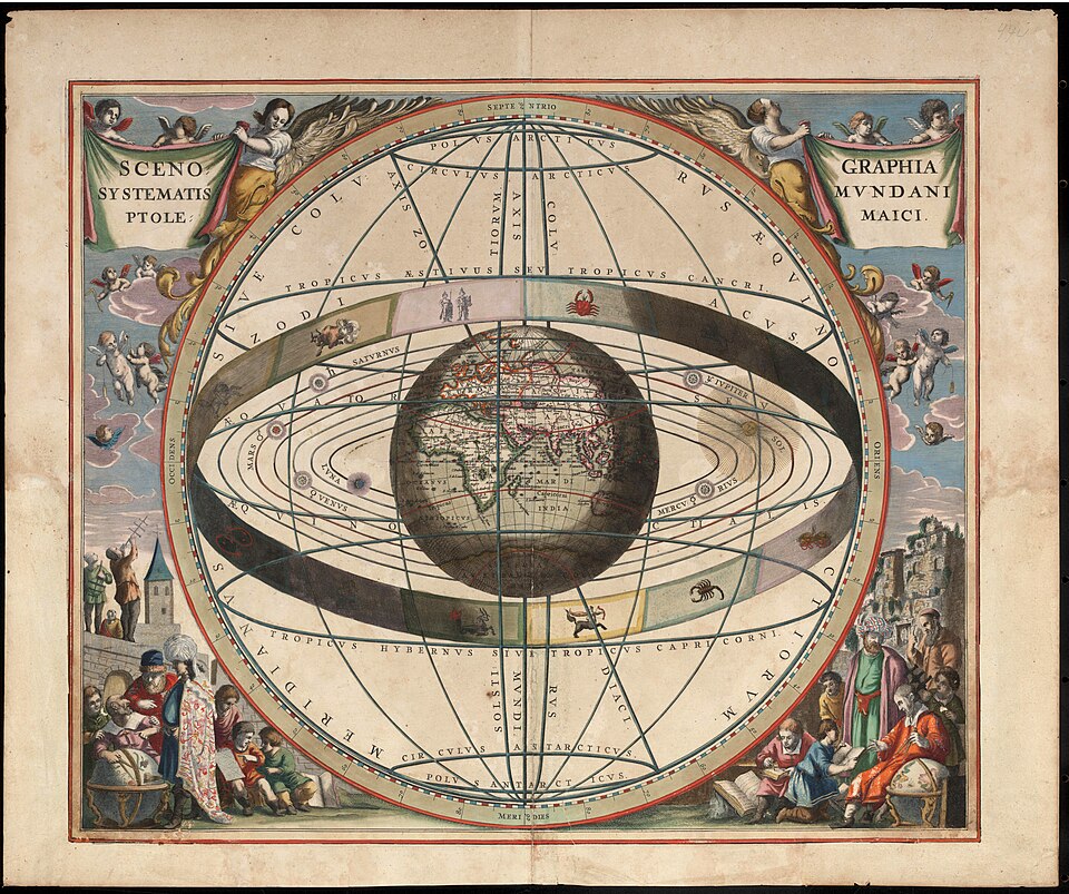 Ptolemaic celestial chart